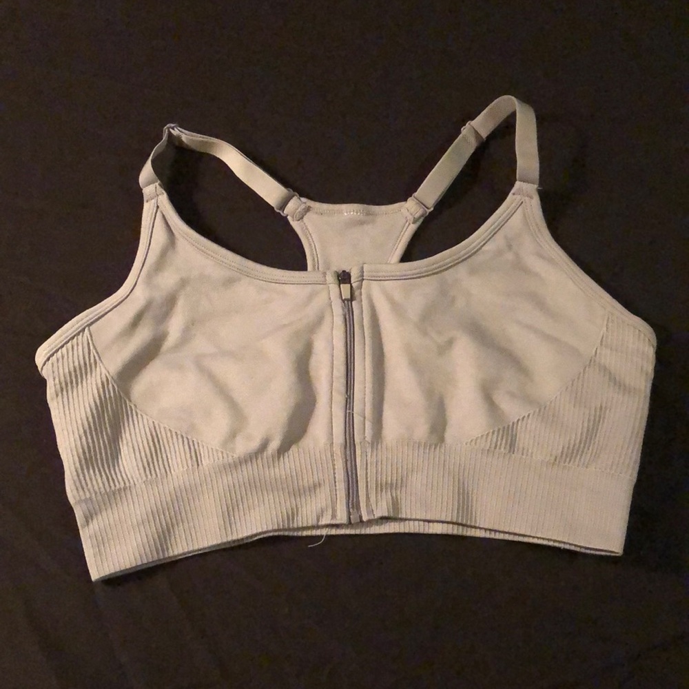 Zip Front Sports Bra (No Tag- Large)